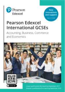 Your guide to Pearson Edexcel International GCSE (9–1) Accounting, Business, Commerce and Economics
